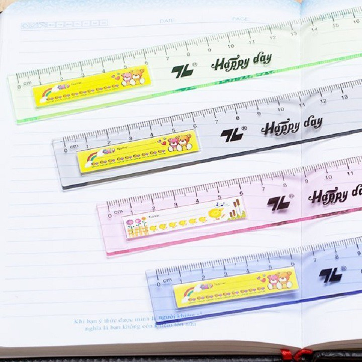 Thước nhựa cứng 20cm Thiên Long SR-02