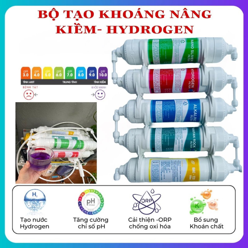 BỘ LÕI KHOÁNG HÀN QUỐC Bộ Tạo Khoáng ion Kiềm Nhập Khẩu Hàn Quốc 56789