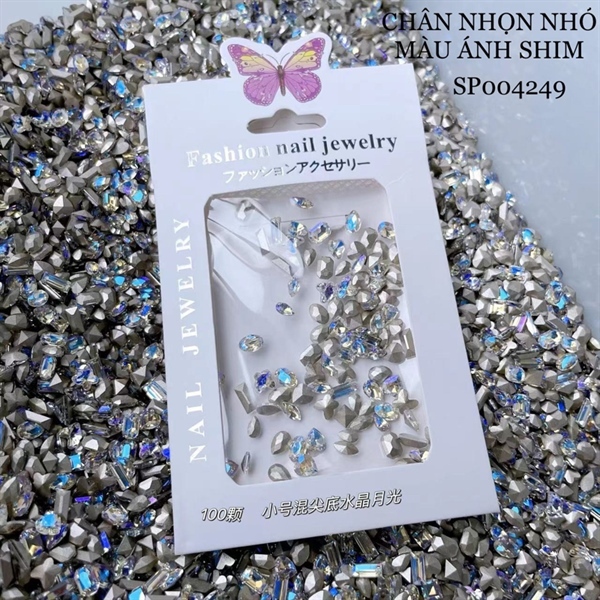 Đá mix kiểu chân nhọn ĐỦ MÀU, đá đính móng trang trí - Sushi nail mi