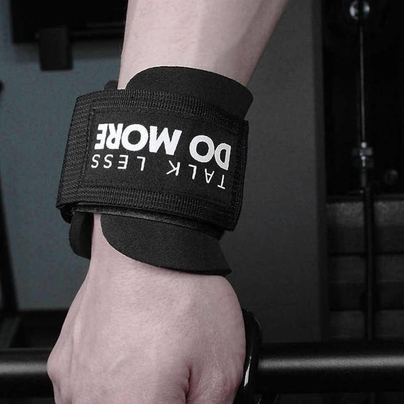 Dây cuốn cổ tay có móc Aolikes, Găng tay tập xà đơn có móc thép trợ lực nâng đẩy tạ, kéo xà, kéo xô, Deadlift
