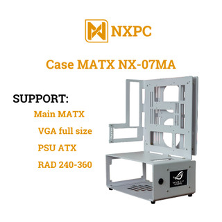 Case bentable nx-07ma - case máy tính mainboard matx- nguồn atx - vỏ máy tính benchtable