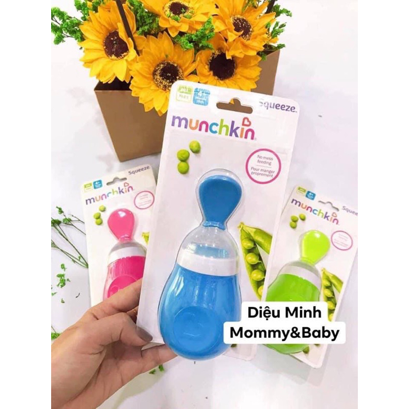 Thanh lý bình thìa ăn dặm Munchkin