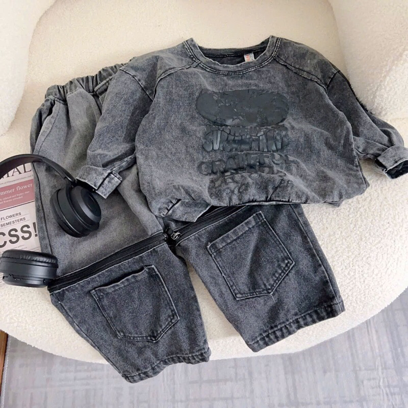 Set phong cách bé trai chuẩn hàng quảng châu loại1 size10-30kg