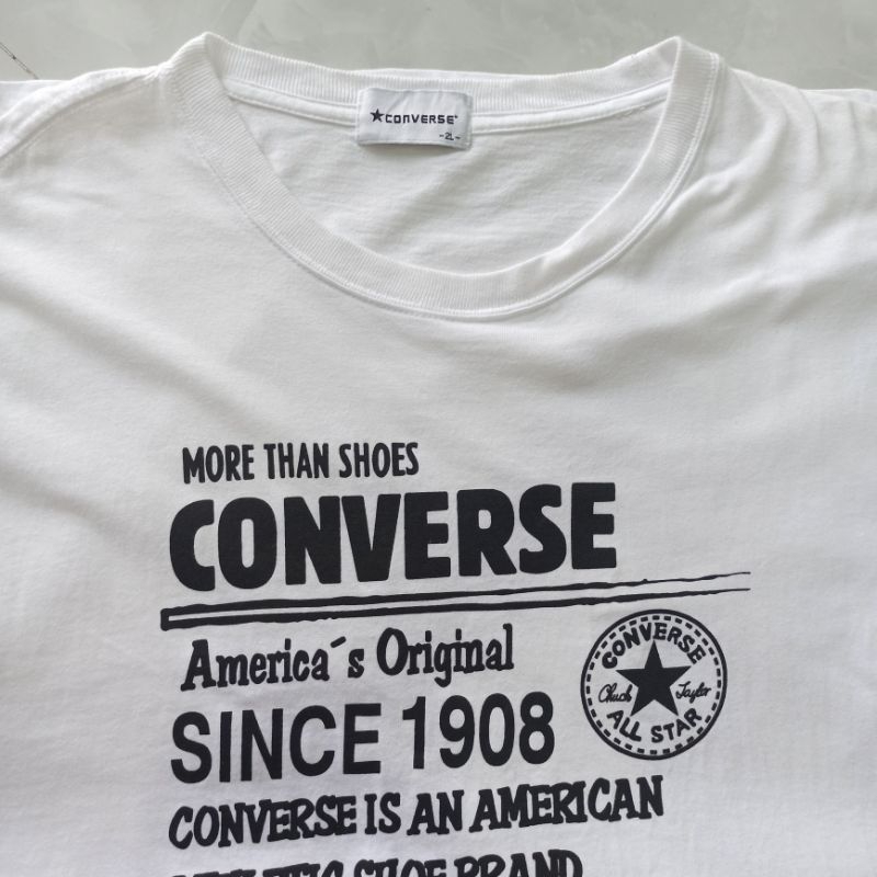 Áo thun Converse trắng Real 2hand