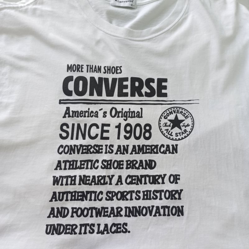 Áo thun Converse trắng Real 2hand