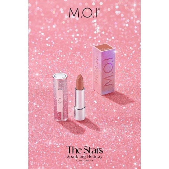 Son Môi Hồ Ngọc Hà Thanh Hằng The Stars Collection Sparkling Matte Lipstick 3.5g tặng CỌ ĐÁNH SON