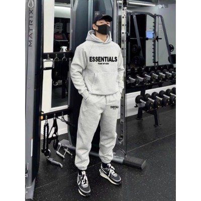 Bộ hoodie thu đông Essentials nam nữ, chất nỉ tàu dầy dặn không xù , mũ 2 lớp, thời trang otisstore.vn