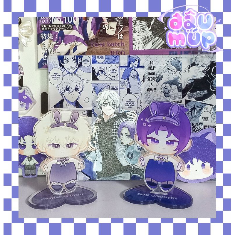 [ BLUE LOCK ] STANDEE NAM CHÂM THAY ĐỒ BÚP BÊ