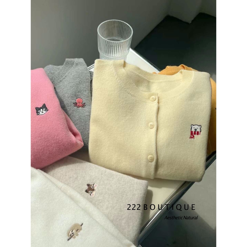 Áo len hình thú Simnice 3779