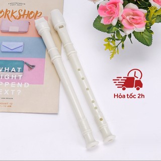 Sáo recorder 8 lỗ, 6 lỗ [ TẶNG KHÓA HỌC] TB05 màu trắng cho học sinh tiểu học hàng loại 1