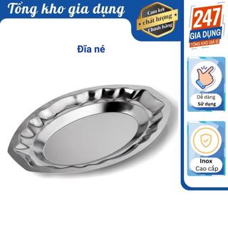 Đĩa né, Dĩa bò né, Đĩa hấp cá, Dĩa Hột Xoài  inox cao cấp, độ dày 0.5mm