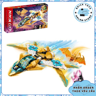 [Có sẵn] Đồ chơi lắp ráp Ninjago 7010 71770 Zane Dragon Jet - Mô hình Ninja City Máy bay của Zane