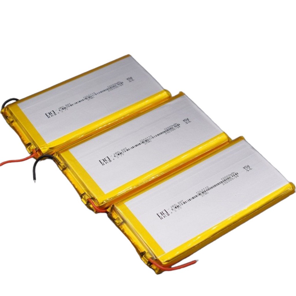 Pin Li-Po 3.7V 10000mAh 1160110  dung lượng cao tích điện lâu dùng chon dự phòng, Laptop, Loa Bluetooth