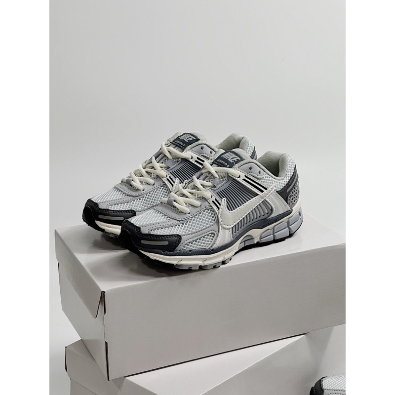 Giày Thể Thao Njke Vomero 5 Grey, giầy sneaker nam nữ siêu nhẹ phù hợp chạy bộ tập gym dáng sport