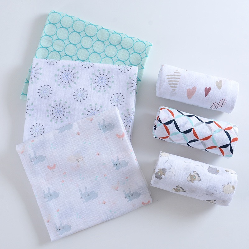 Khăn  tắm Aden sợi tre kích thước 120x110 cho bé