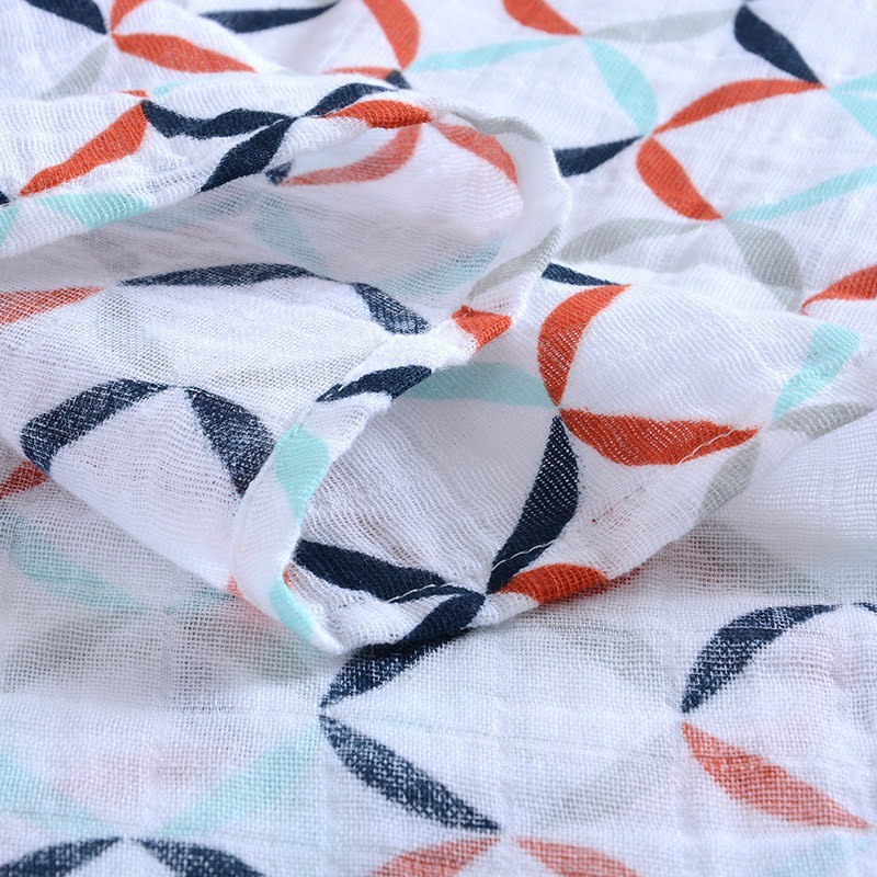 Khăn  tắm Aden sợi tre kích thước 120x110 cho bé