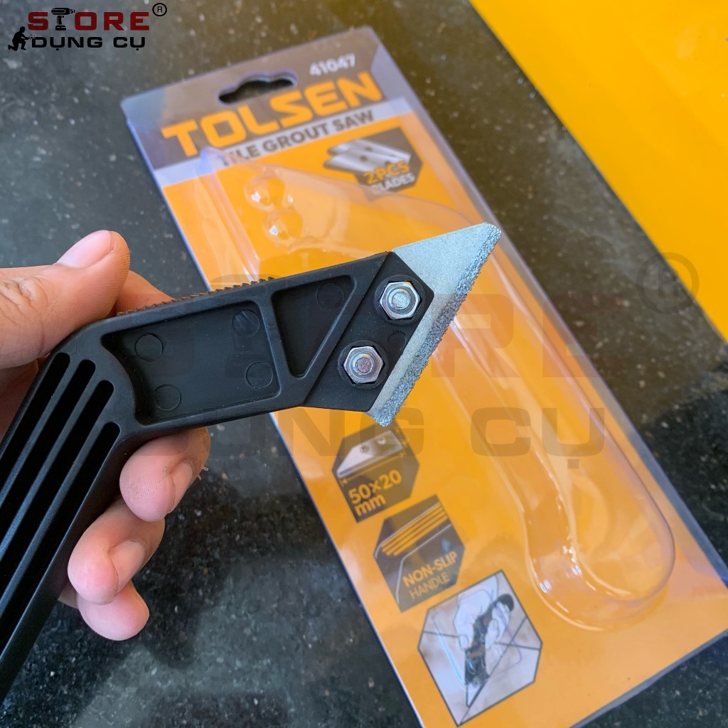 Dao cạo kẻ chỉ ron gạch men Tolsen 41047  Cưa sủi cầm tay