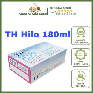 Sữa Tươi TH Hilo 180ml - tách béo không đường