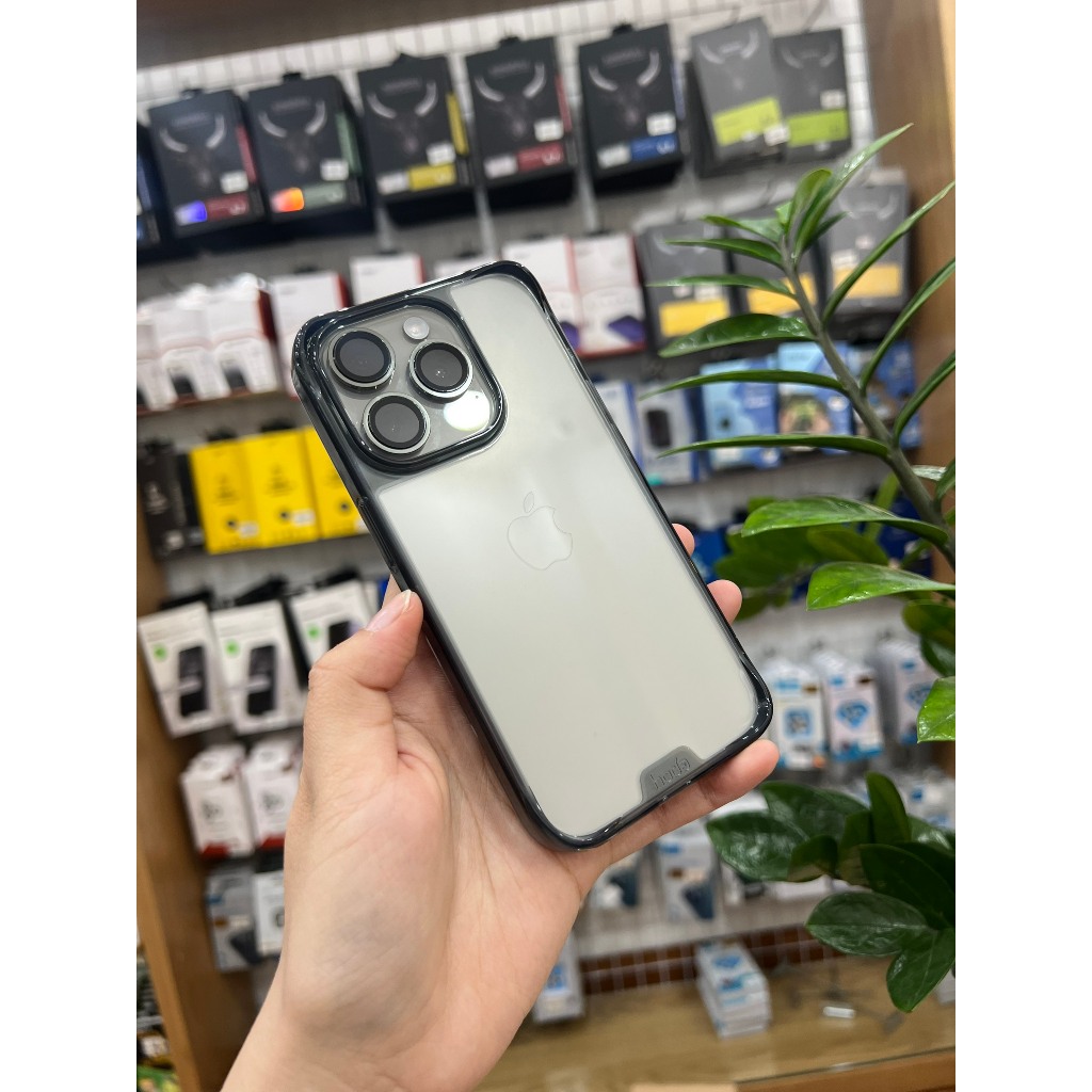 Ốp Hoda Crystal Pro  cho iP 15 pro , 15 ProMax , 14 Pro , 14 Pro Max , 13 Pro Max