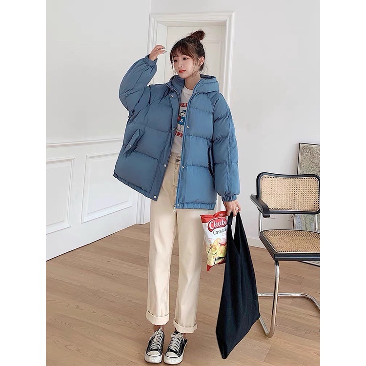 Áo Khoác Phao Béo 5 MÀU  HÀNG SIÊU SALE Áo khoác đại hàn cho nữ dáng rộng chất đẹp