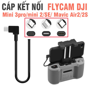 Cáp flycam kết nối tay điều khiển và điện thoại cho Flycam DJI air3 mini 4pro 3pro, mini2, mini 2SE, Mavic Air 2, air 2S