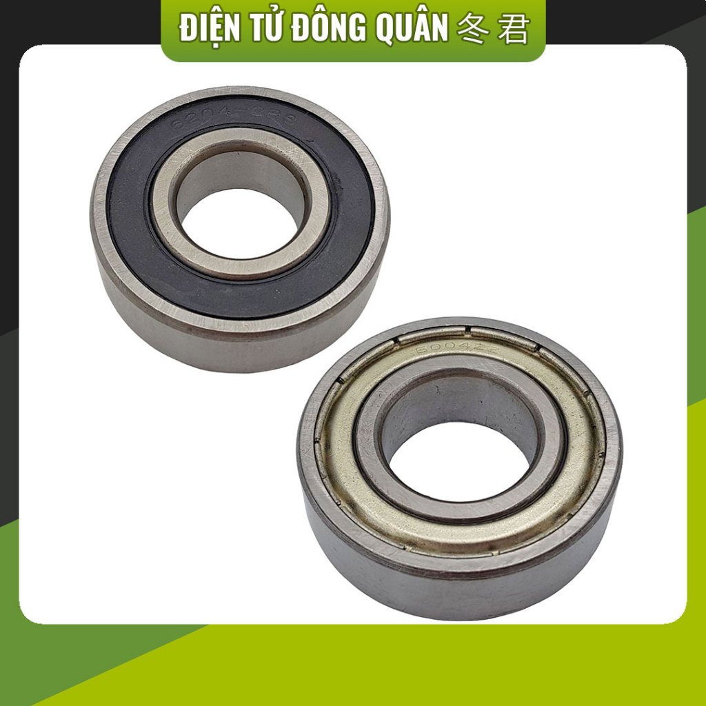 [HCM]  Vòng bi, bạc đạn trục 20mm 6004ZZ | 6204-2RS