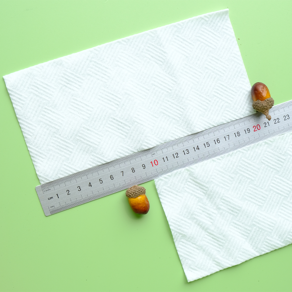 Khăn mặt khô MediCheri 100% vụn gỗ sồi nguyên chất dùng 1 lần lau khô, lau ướt dạng gói rút 60 chiếc/gói