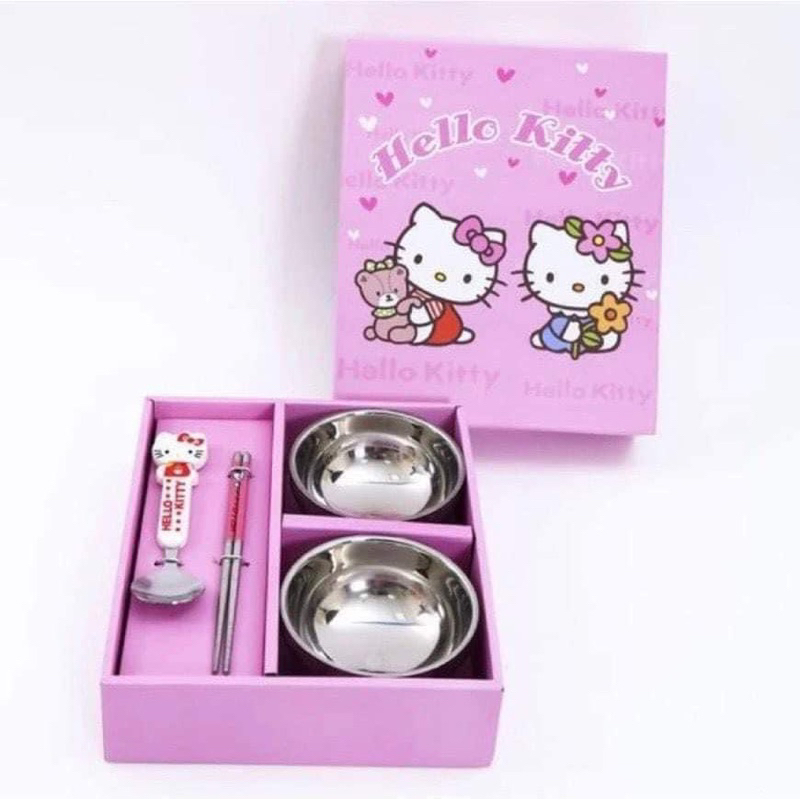 Bộ bát inox 2lớp chống nóng cho bé