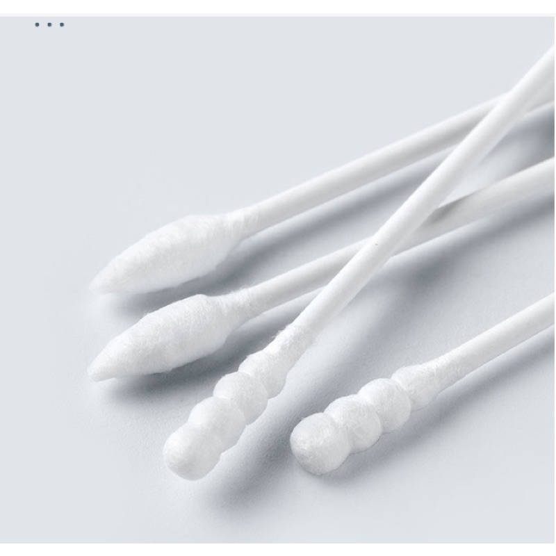 Hộp bông ngoáy tai 2 đầu 200 cái màu trắng