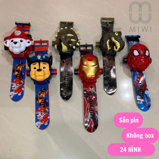 Đồng Hồ Người Nhện, khủng long Đeo Tay - Đồng Hồ Điện Tử Chiếu Hình 3d Dễ Thương Đáng Yêu Giá Rẻ Cho Bé