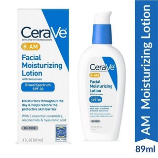 Kem dữơng ẩm kiêm chống nắng dành cho da khô & da thường cerave ultra-light moisturizing lotion spf 30 89ml