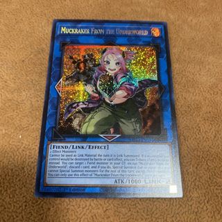 [ dưa hấu yugioh ] Lá bài thẻ Muckraker From the Underworld – prismatic secret rare - Tặng bọc bài nhựa bảo quản