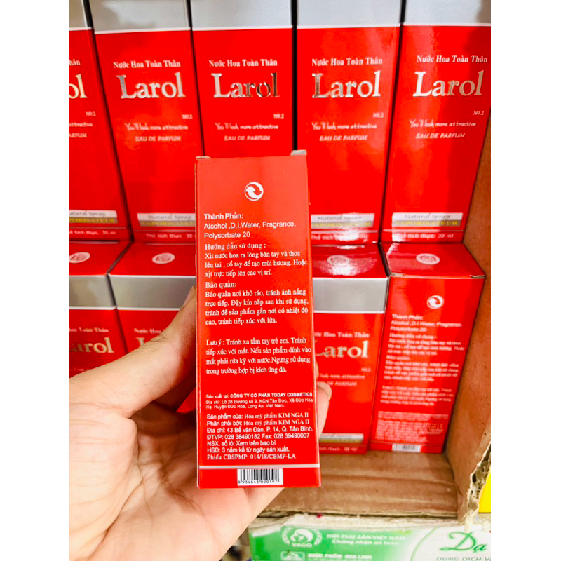 Nước Hoa Toàn Thân Larol 30ml
