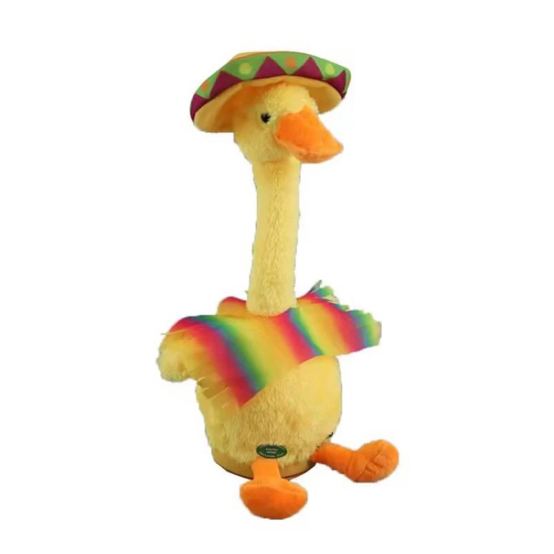 Đồ chơi vịt nhồi bông biết nhảy múa, hát và nhại giọng nói cho bé