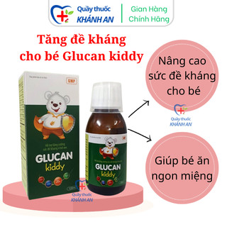 GlucanKiddy siro tăng cường đề kháng cho bé, Glucan kiddy lọ 100 mL, siro tăng đề kháng cho bé