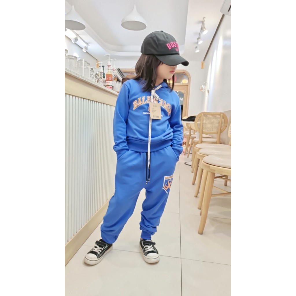 Bộ hoodie nỉ da cá bé trai bé gái size 15 đến 21kg hàng Quảng Châu cao cấp
