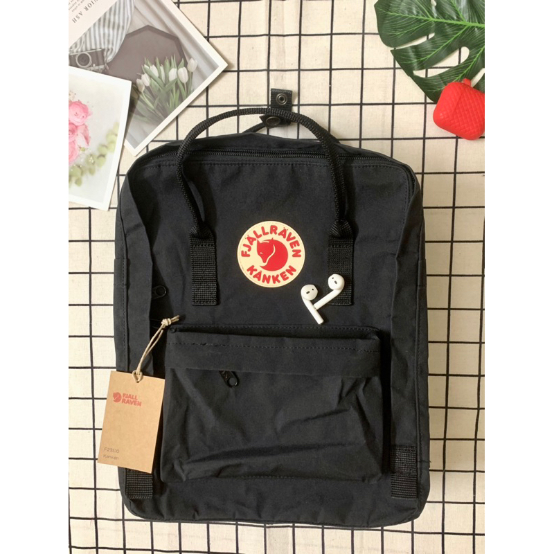 Balo Kanken Classic Full Black - Size laptop 14 inch - New Arrival 2023