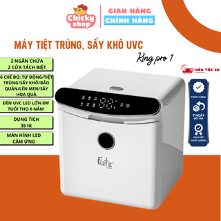  Máy tiệt trùng sấy khô UVC Led 2 trong 1 35L FATZBABY - KING PRO 1 FB4816SL 6 chế độ trong 1 