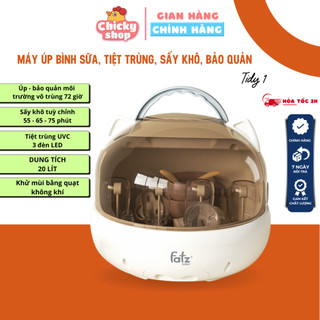Máy úp bình sữa, tiệt trùng UVC, sấy khô và bảo quản Tidy 1 Fatzbaby FB4268WM