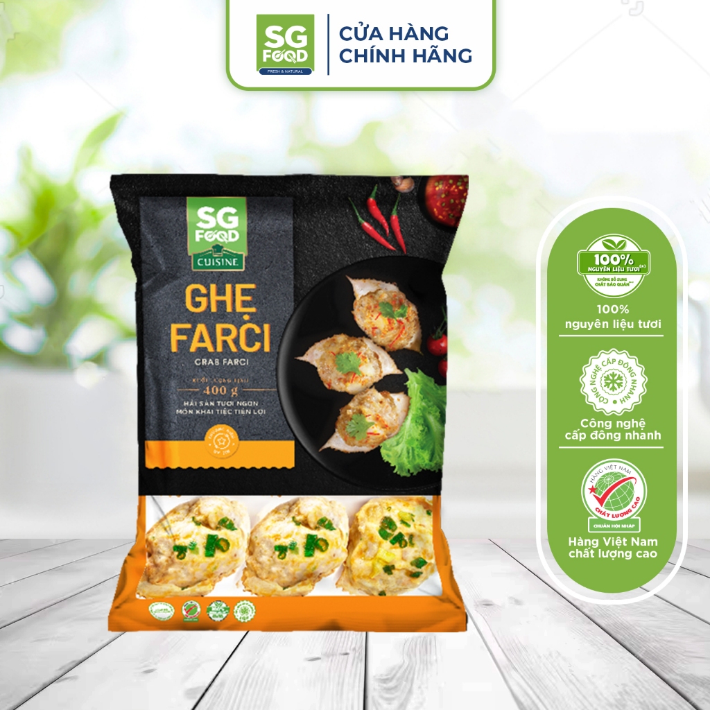 Ghẹ Farci SG Food tươi ngon hảo hạng 400g