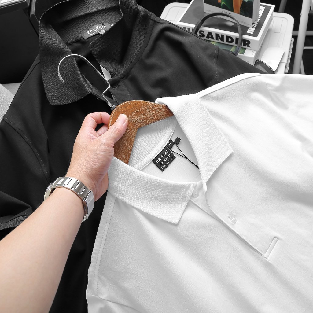 Bigsize - Áo Polo BB - Boiz nam in hình bigsize 80kg - 130kg -