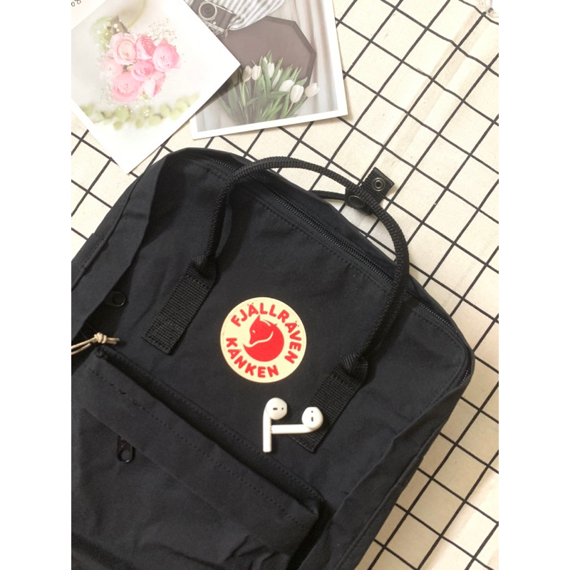Balo Kanken Classic Full Black - Size laptop 14 inch - New Arrival 2023