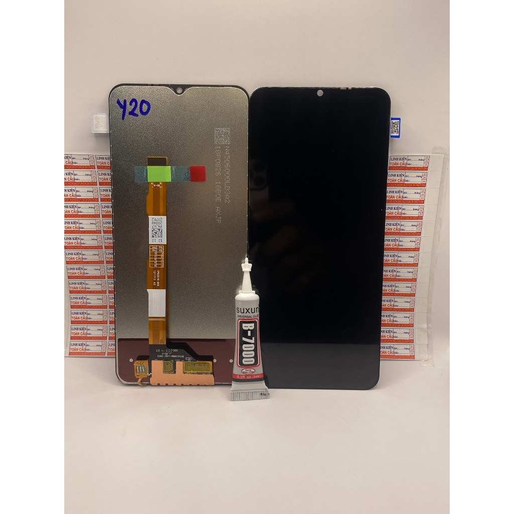 Màn VIVO Y20 / Y20S / Y3S / Y12S / Y15S / Y15A / Y20i / Y01 / Y30 5g New Full bộ tặng kèm keo+cường lực+tua vít+que CS