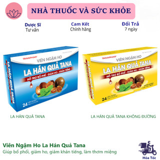 Viên ngậm giảm ho la hán quả tana