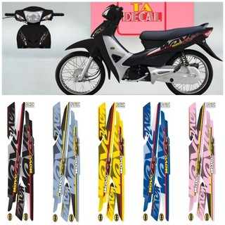 Tem xe wave alpha 50cc-100cc mẫu mới tem 3 lớp chống phai màu