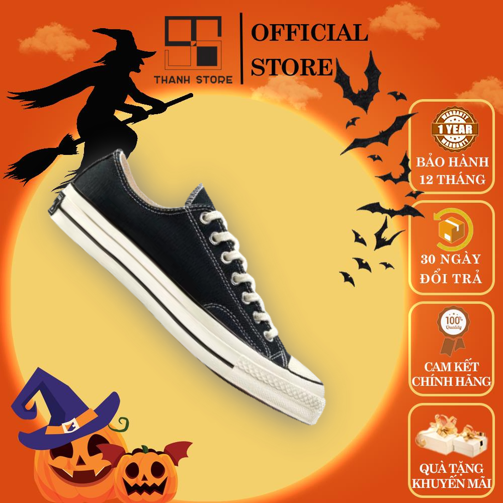 Giày thể thao nam nữ trắng đen giày CONVERSE CHUCK TAYLOR ALL STAR 1970s _ hàng chính hãng - CCTS19