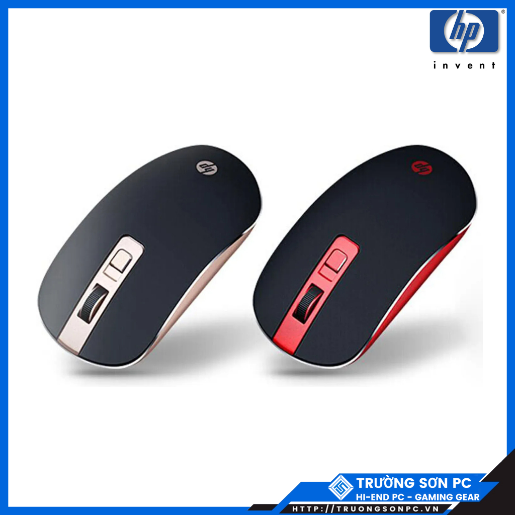 Chuột Không Dây HP S4000 Không Tiếng Ồn - Có Công Tắc On/Off Độ Nhạy Cao 1600DPI 2.4Ghz | Bảo Hành 12 Tháng