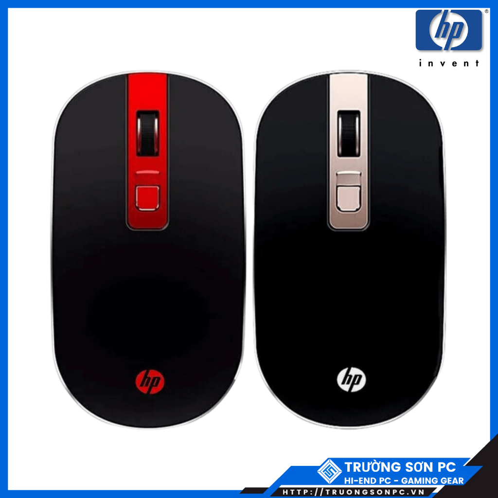 Chuột Không Dây HP S4000 Không Tiếng Ồn - Có Công Tắc On/Off Độ Nhạy Cao 1600DPI 2.4Ghz | Bảo Hành 12 Tháng