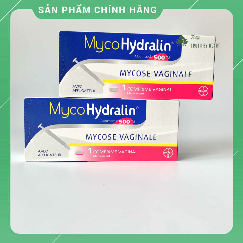 Viên vệ sinh phụ nữ Mycohydraline 500mg của Pháp mẫu mới nhất