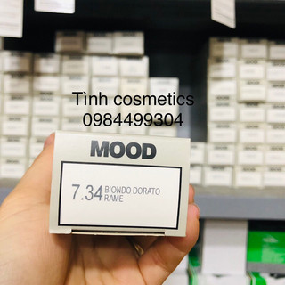 Thuốc Nhuộm tóc Mood Italy màu vàng 7.34, kem nhuộm tóc thời trang, màu đẹp, lâu phai, giữ bền màu, kèm oxy trợ